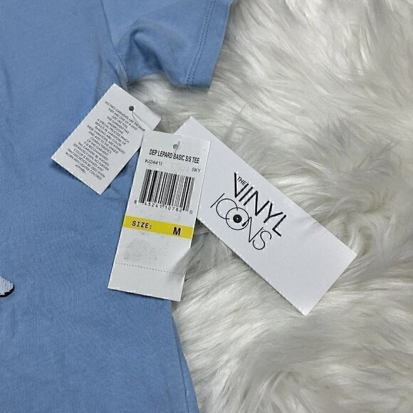 NEW DEF LEPPARD The Vinyl Icons Youth Medium Short Sleeve T-Shirt Tee - Picture 7 of 8